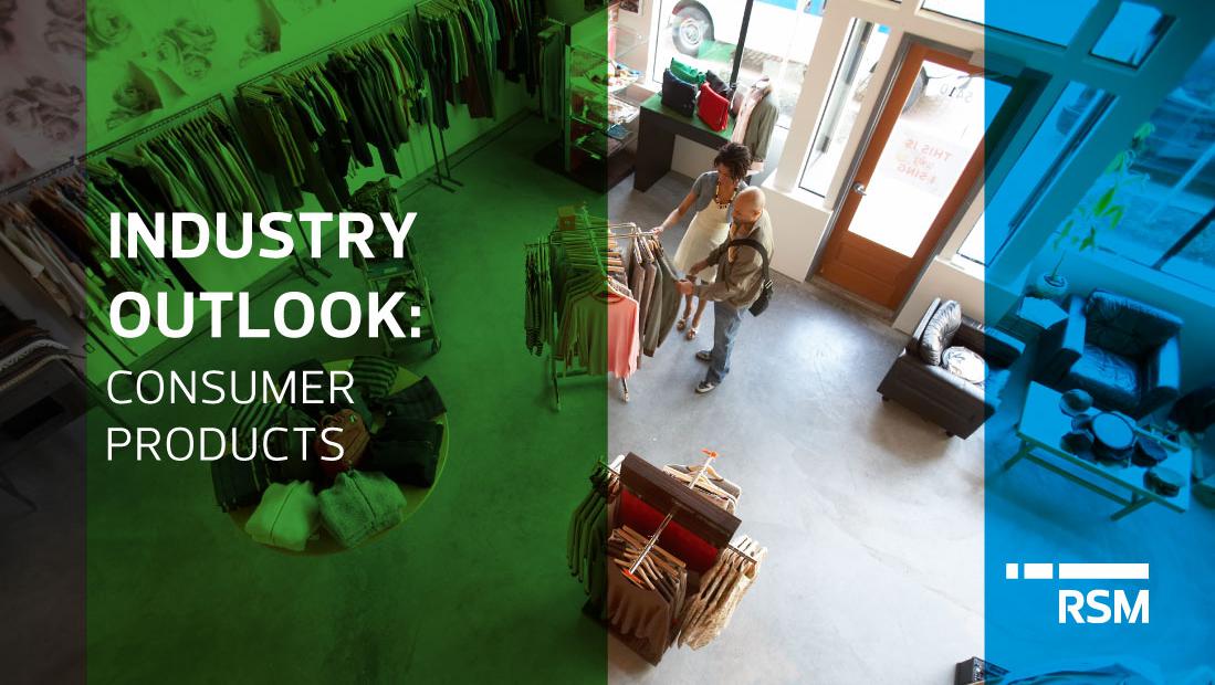Consumer products industry outlook