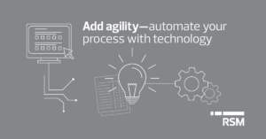 Add agility – automate your financial processes with technology