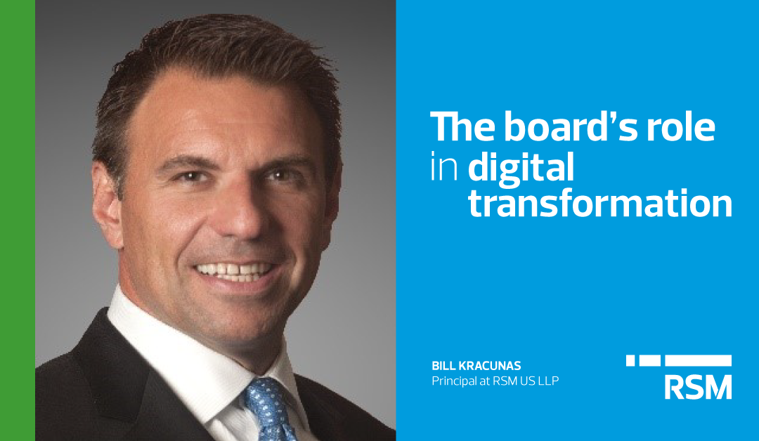 The board’s role in digital transformation