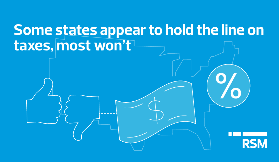 Some states appear to hold the line on taxes most wont