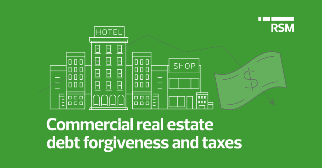 Forgiving commercial real estate debt brings tax implications