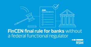 FinCEN final rule for banks without a federal functional regulator