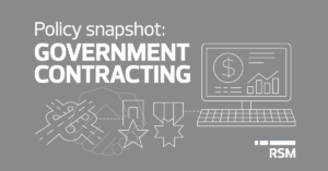 Policy snapshot: Government contracting