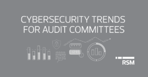 Cybersecurity considerations and trends for board and audit committees