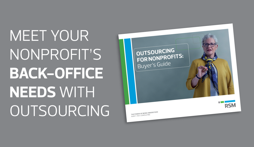Outsourcing for nonprofits: Buyer’s guide