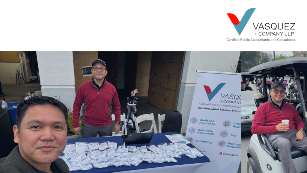 Vasquez + Company LLP Swings for a Good Cause at the Teamsters Local 848 All Charities Golf Tournament