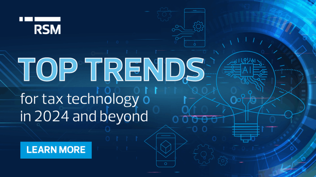 Top trends for tax technology in 2026 and beyond
