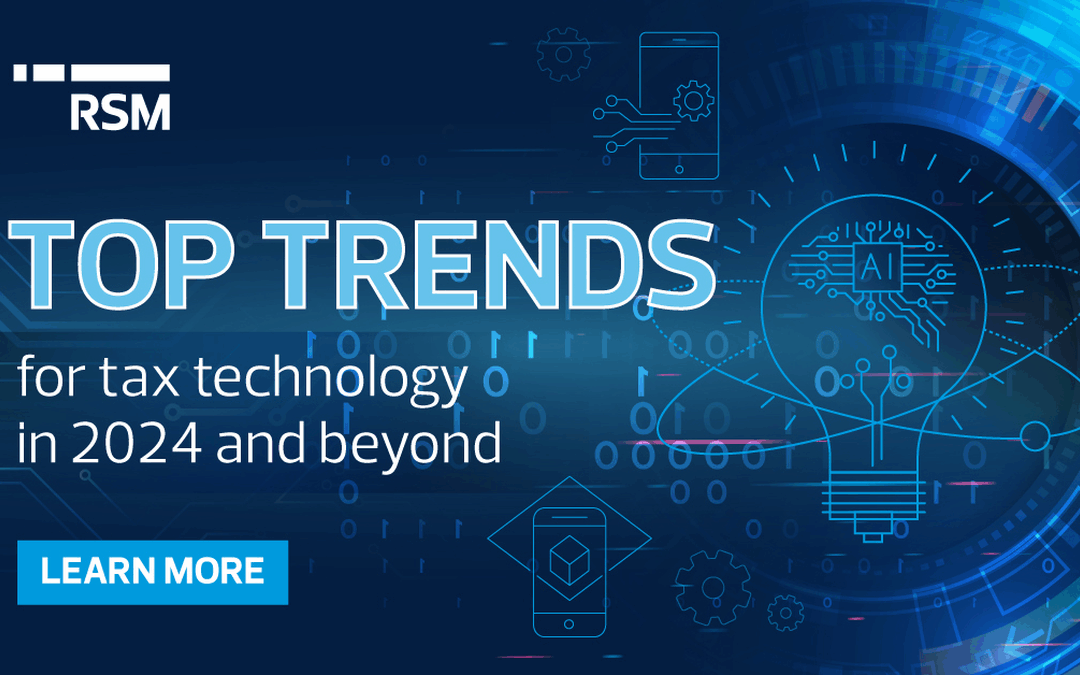 Top trends for tax technology in 2026 and beyond
